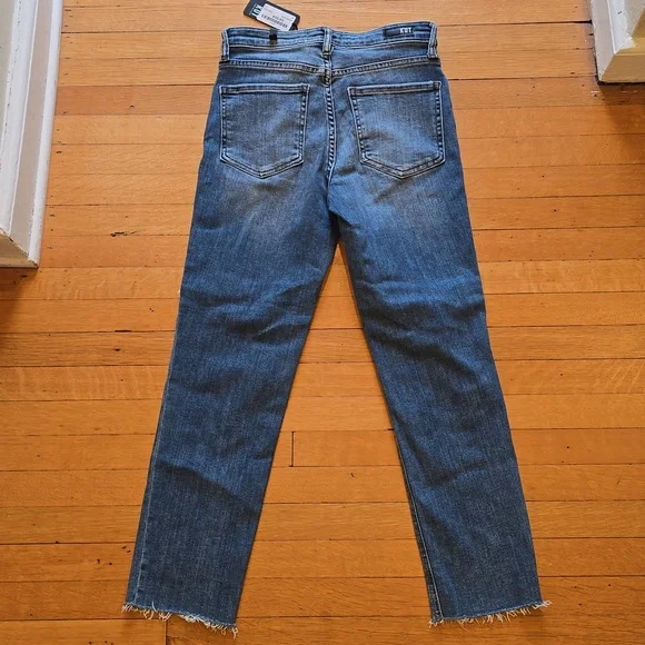 NWT, Kut From The Kloth, Rachael Fab AB Distressed Mom Jean, Medium Wash, 2 - Picture 2 of 14